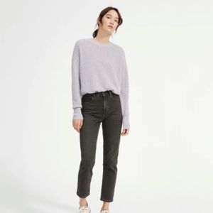 Everlane Square Waffle Cashmere Sweater in Grey